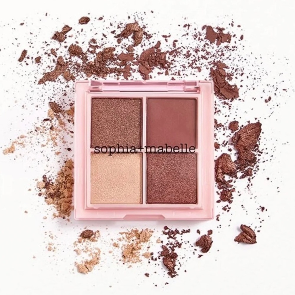 New sophia + mabelle Eyeshadow Quad THE CLEOPATRA 4 Pan Palette .13oz